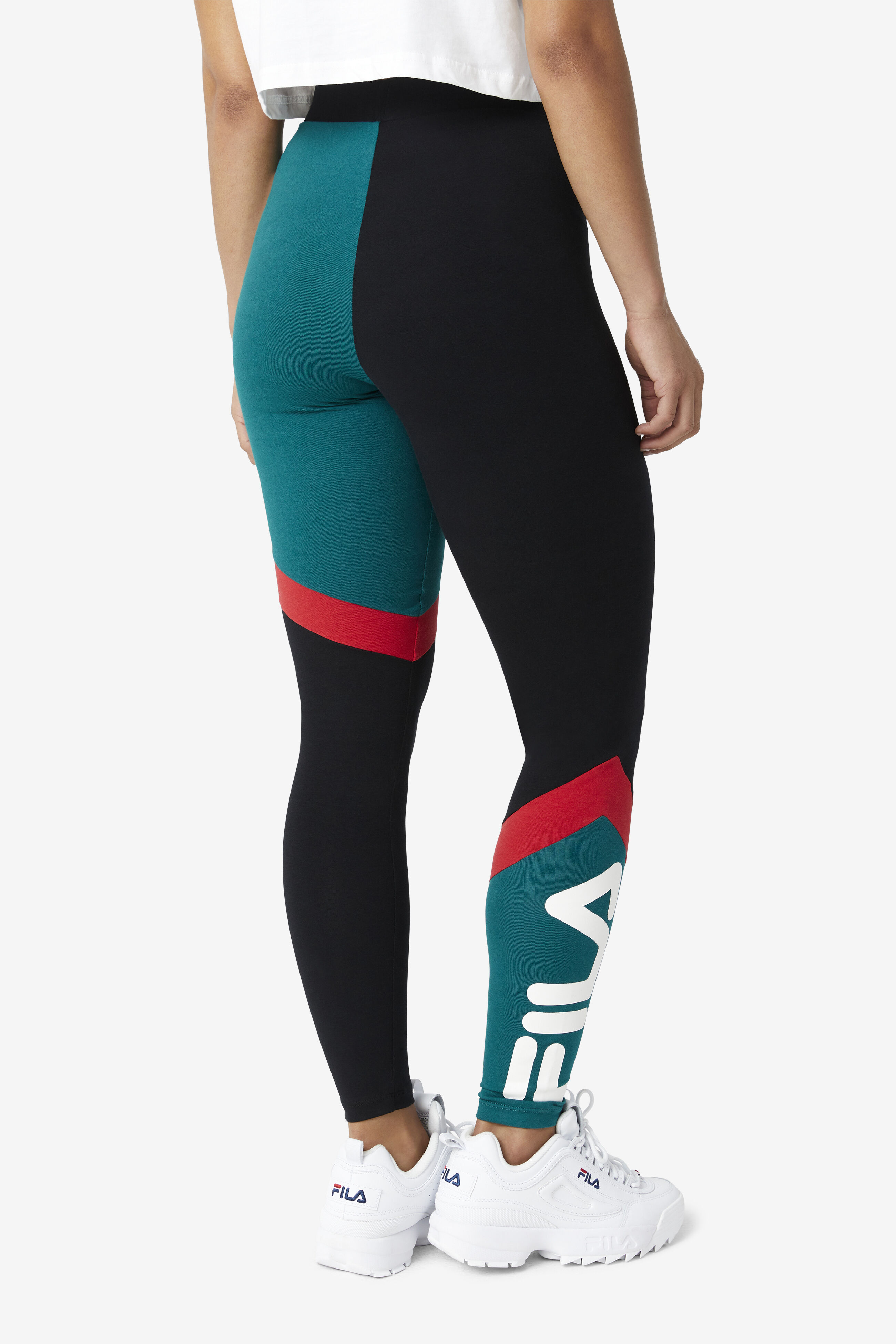Fila logo discount leggings
