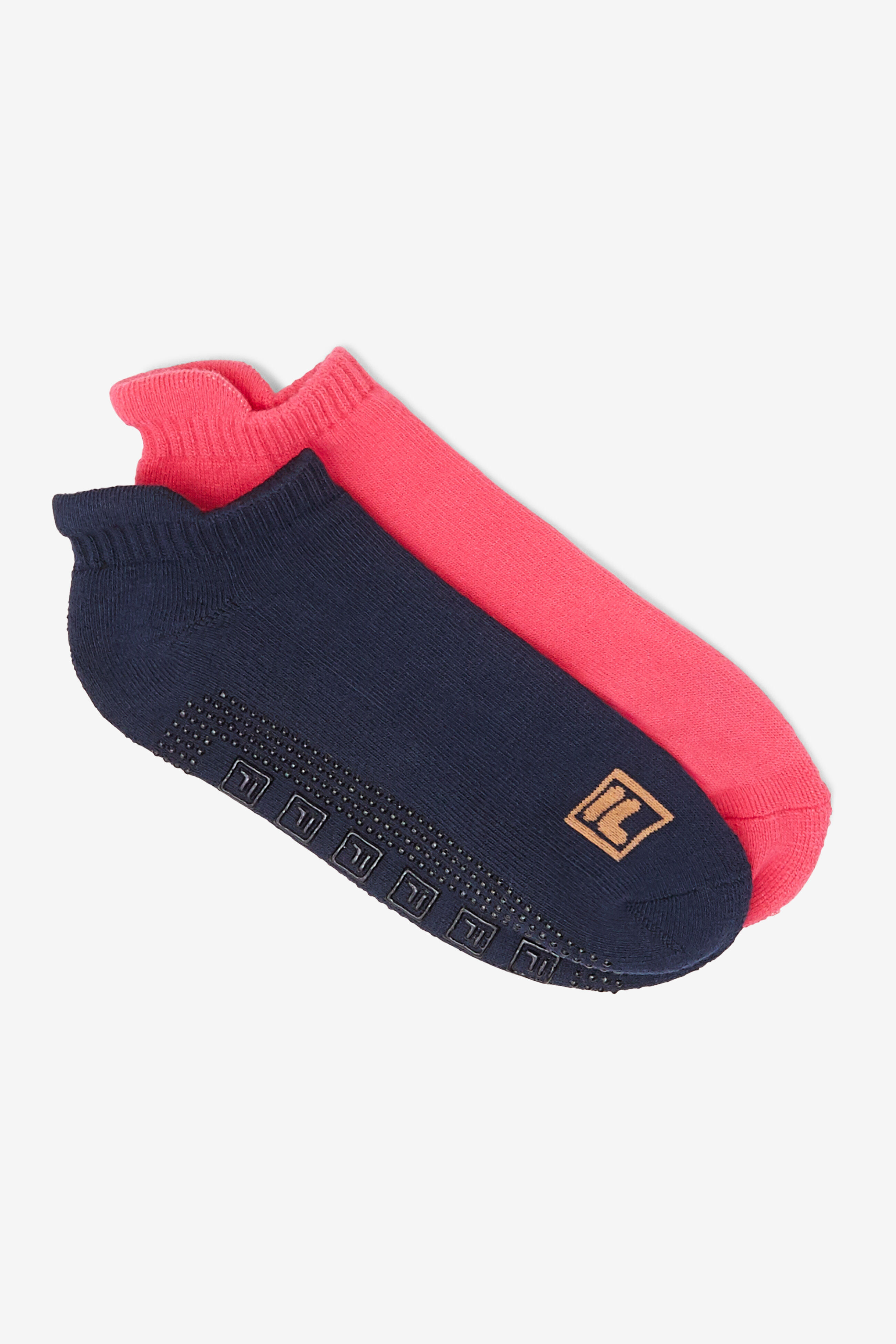 Pink fila socks hotsell
