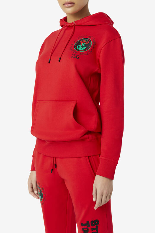 HUNT HOODIE/CHINESE RED/Large