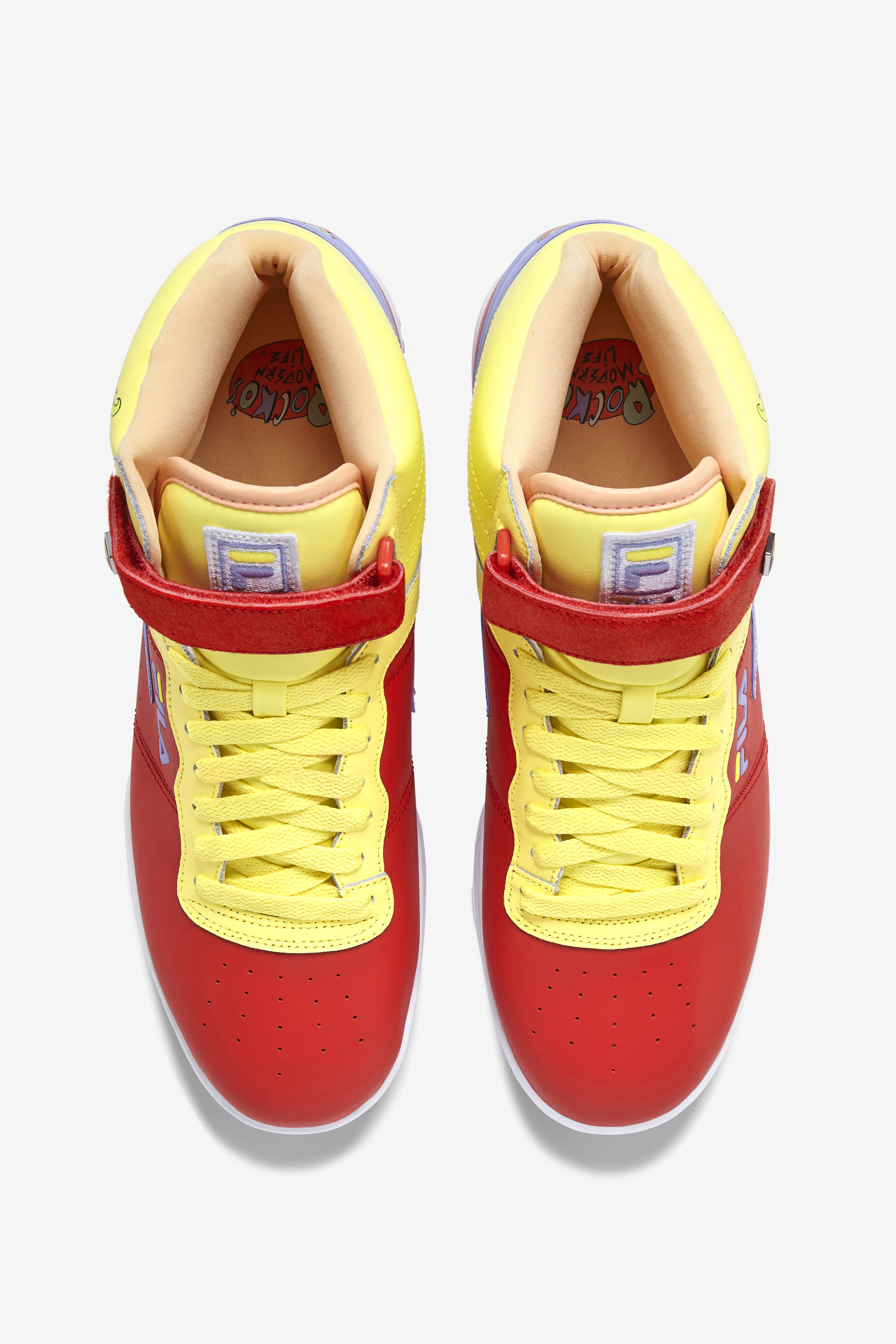 Tenis fila f13 top yellow