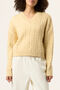 BASELINE CHNKY V-NECK SWEATER