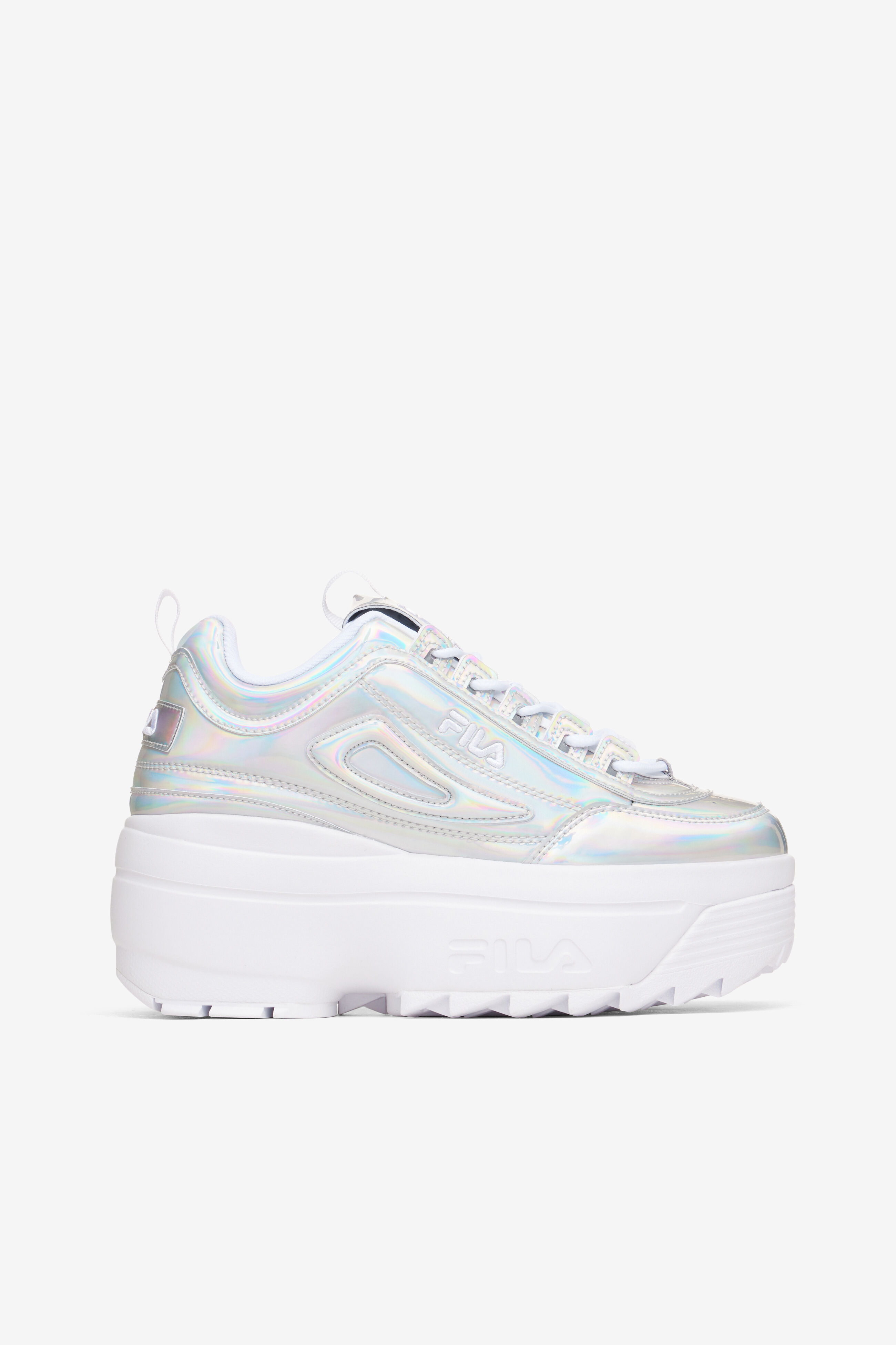 Fila white silver online