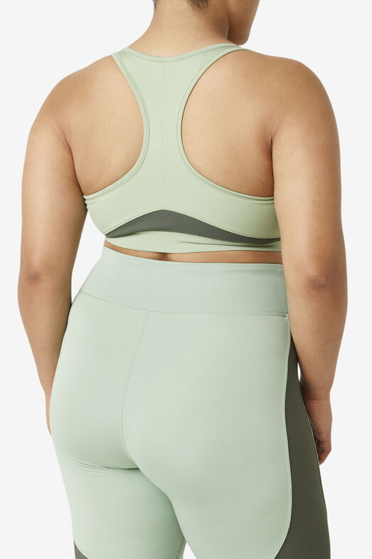 UPLIFT RACERBACK SPORTS BRA/BASIL/THYM/1XLarge