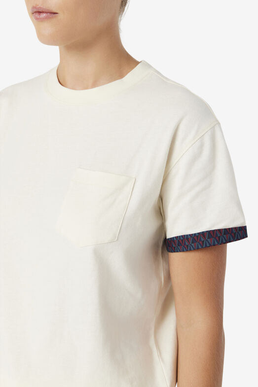 SLOANE TEE SHIRT/TOFU/Extra Small