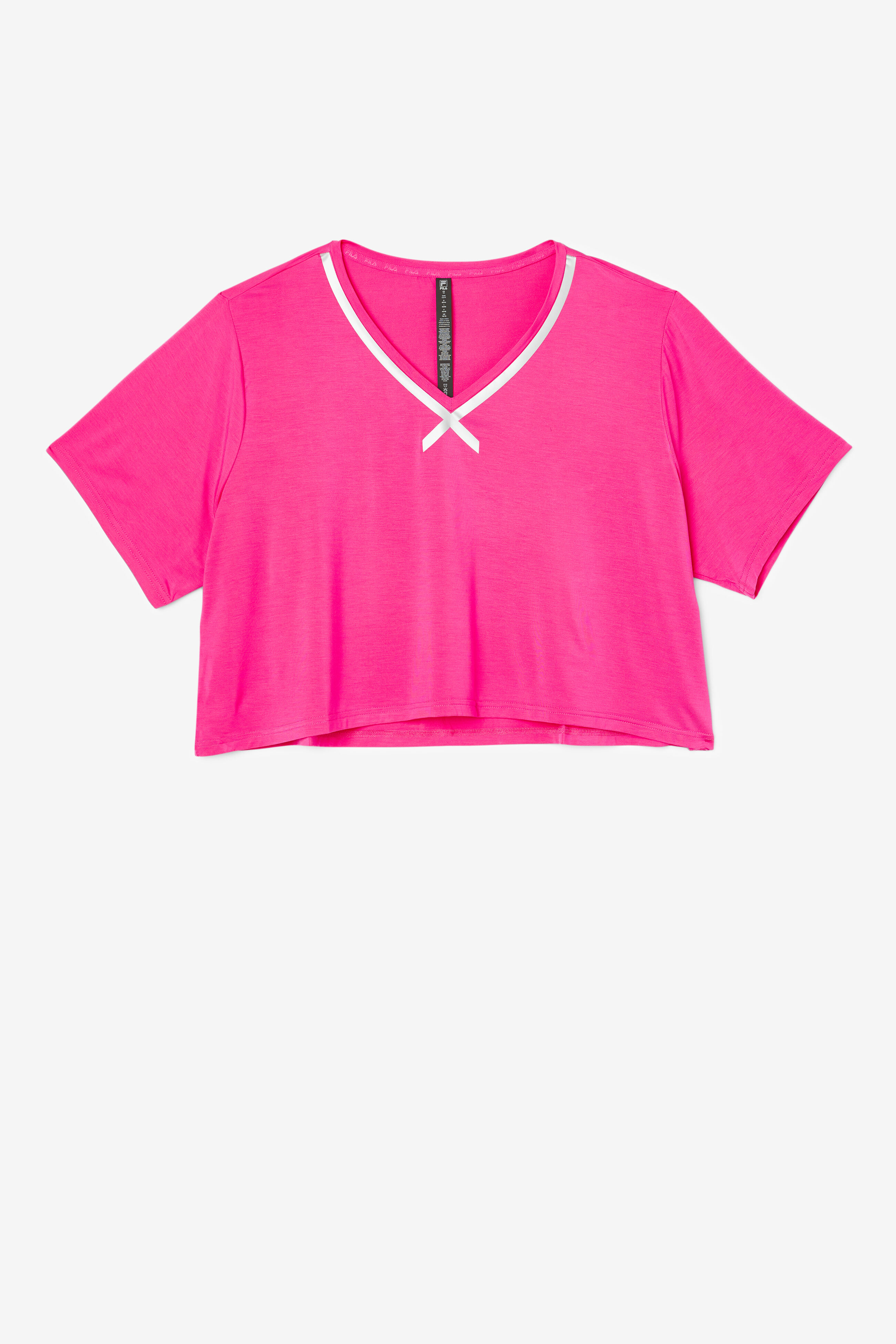 Plus size fila crop top online