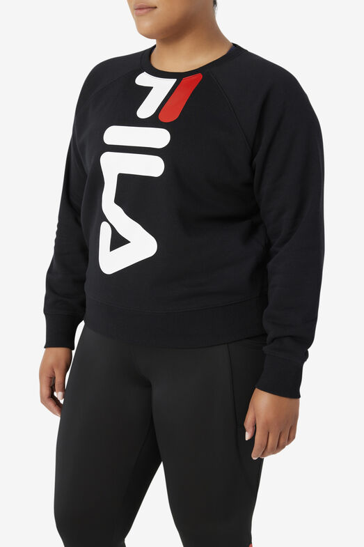 SLICK CHICKS CREW/BLACK/5XLarge