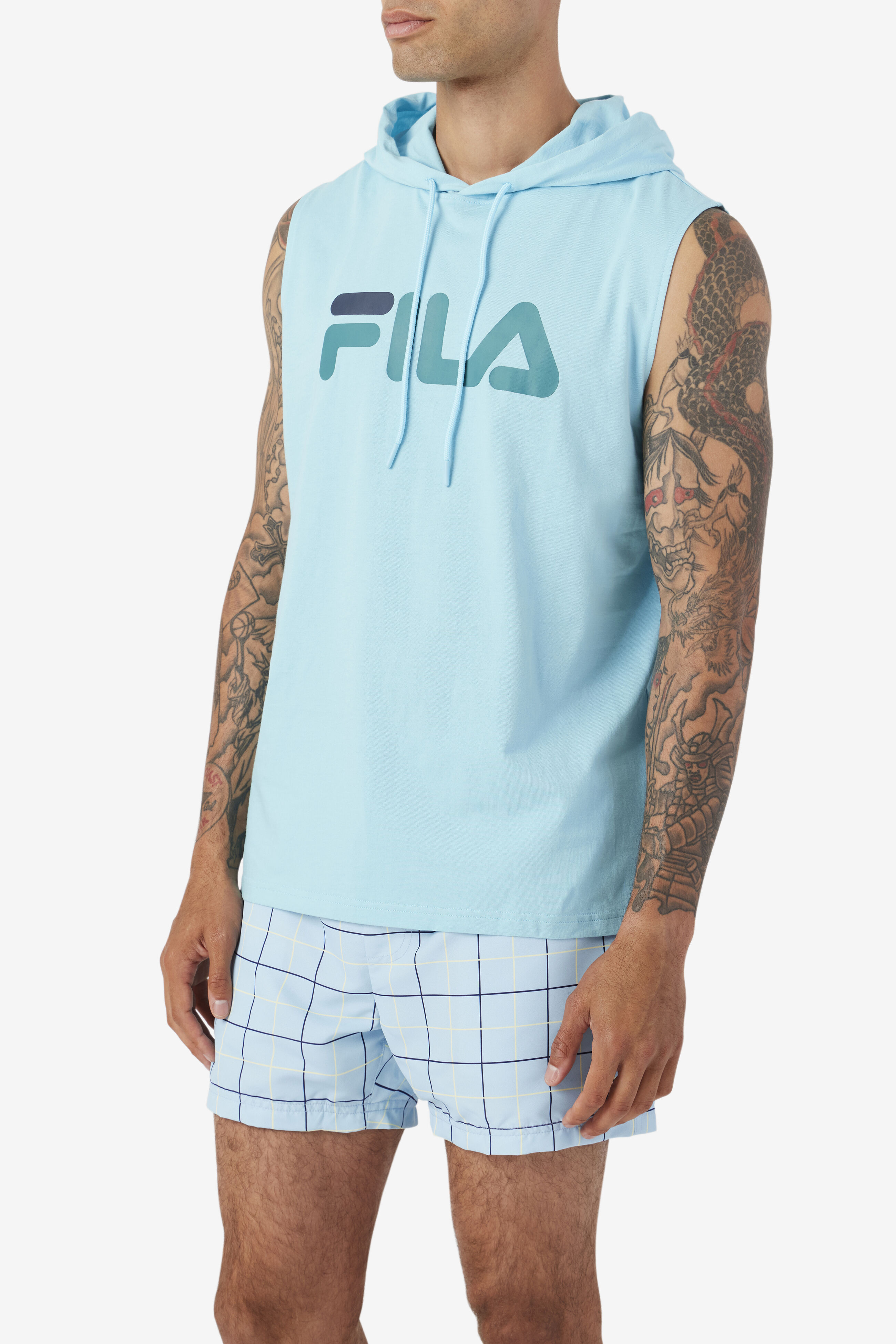 Fila sleeveless hoodie on sale
