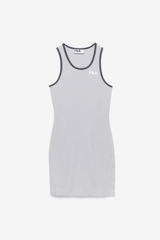 MATTEA DRESS/SILVS/WHT/NIRN/Extra Small