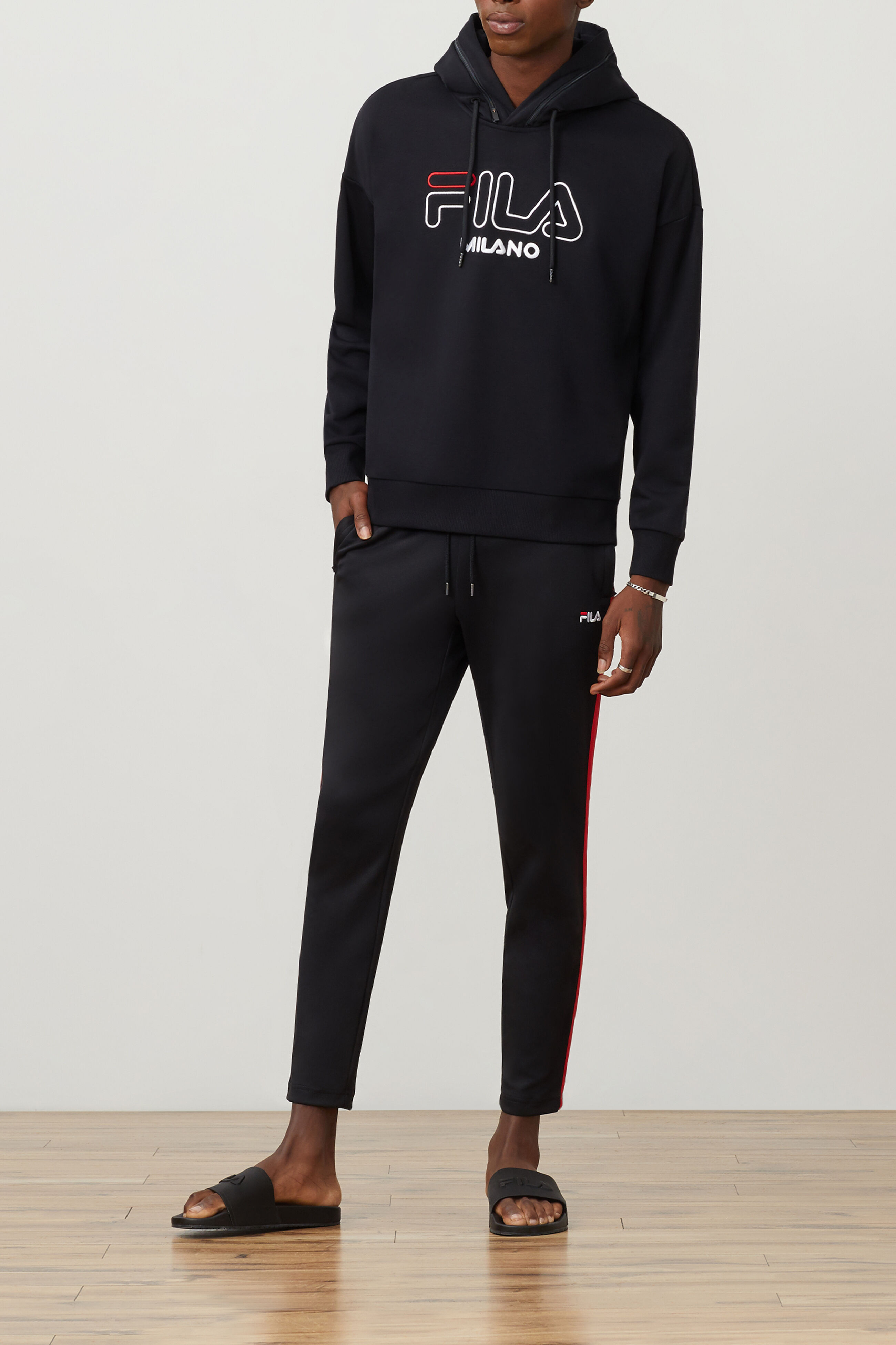 Fila Milano French Terry Hoodie Sweatshirts Hoodies Fila