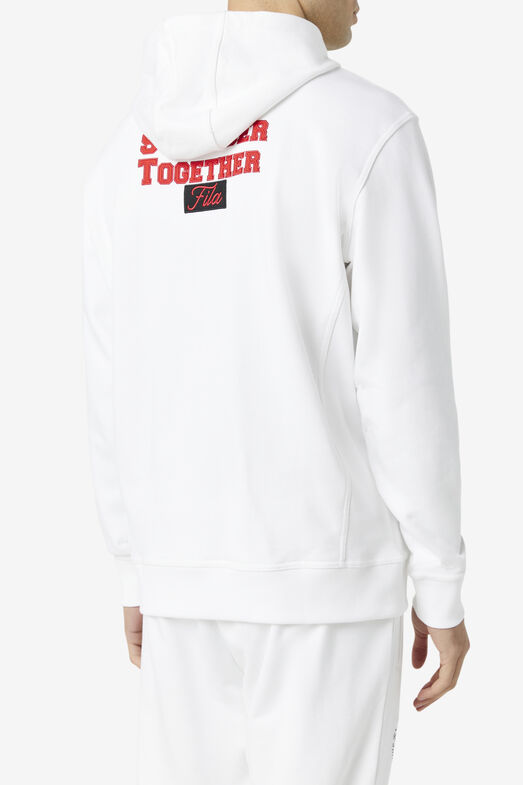 HUNT HOODIE/WHITE/Large