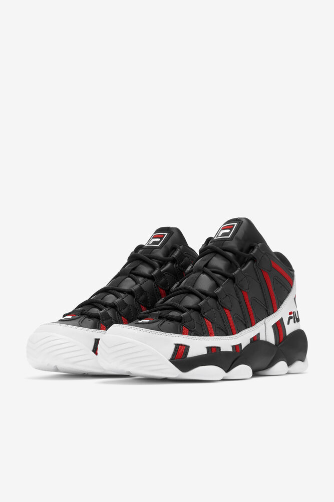 Black & Red Stackhouse Spaghetti Men's Basketball Shoes Fila