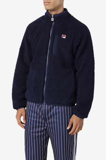 YURI RAGLAN SHERPA/PEACOAT/Large