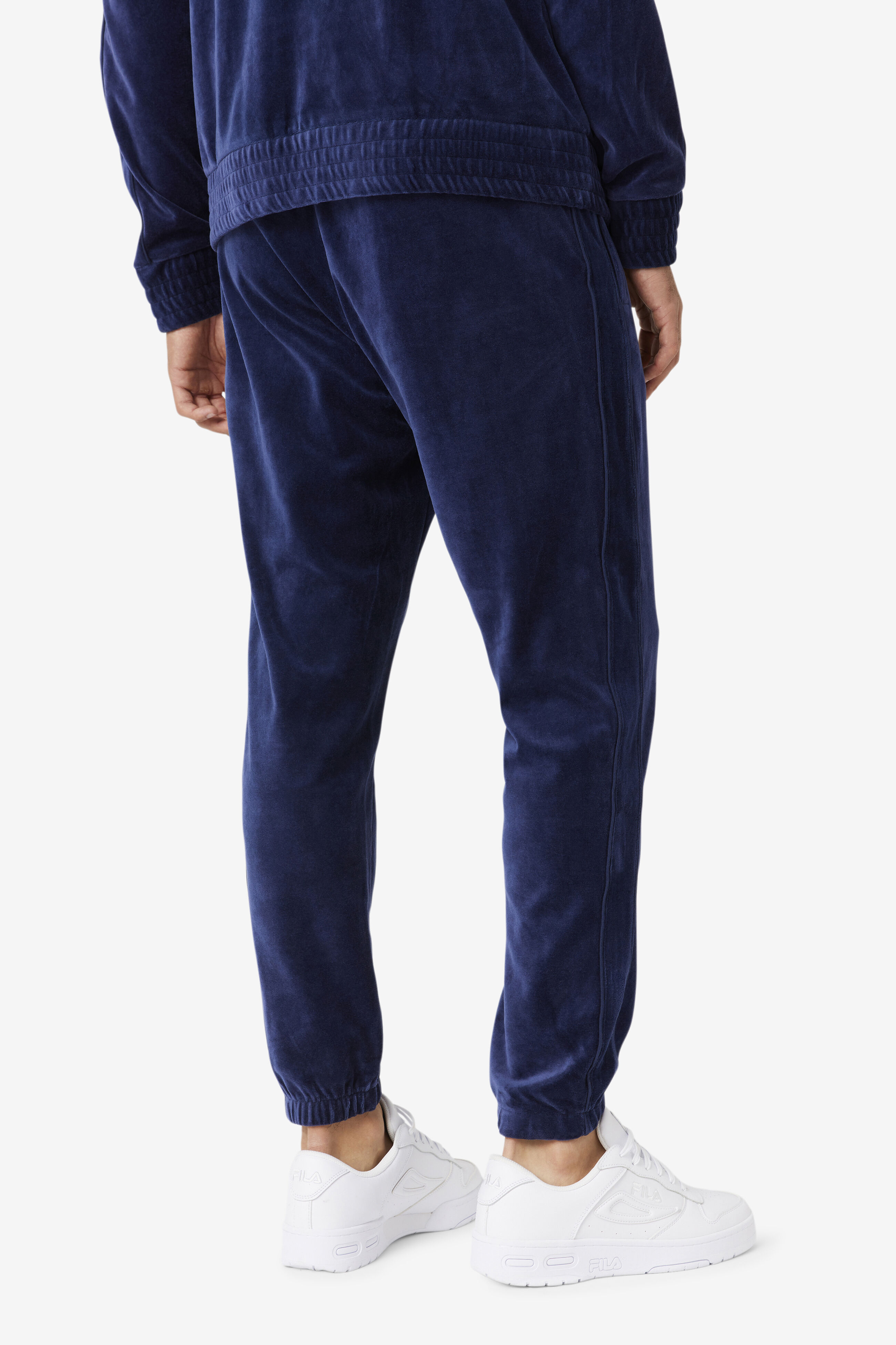 Fila Men s Deverall Velour Pant 411 FILANAVY Large