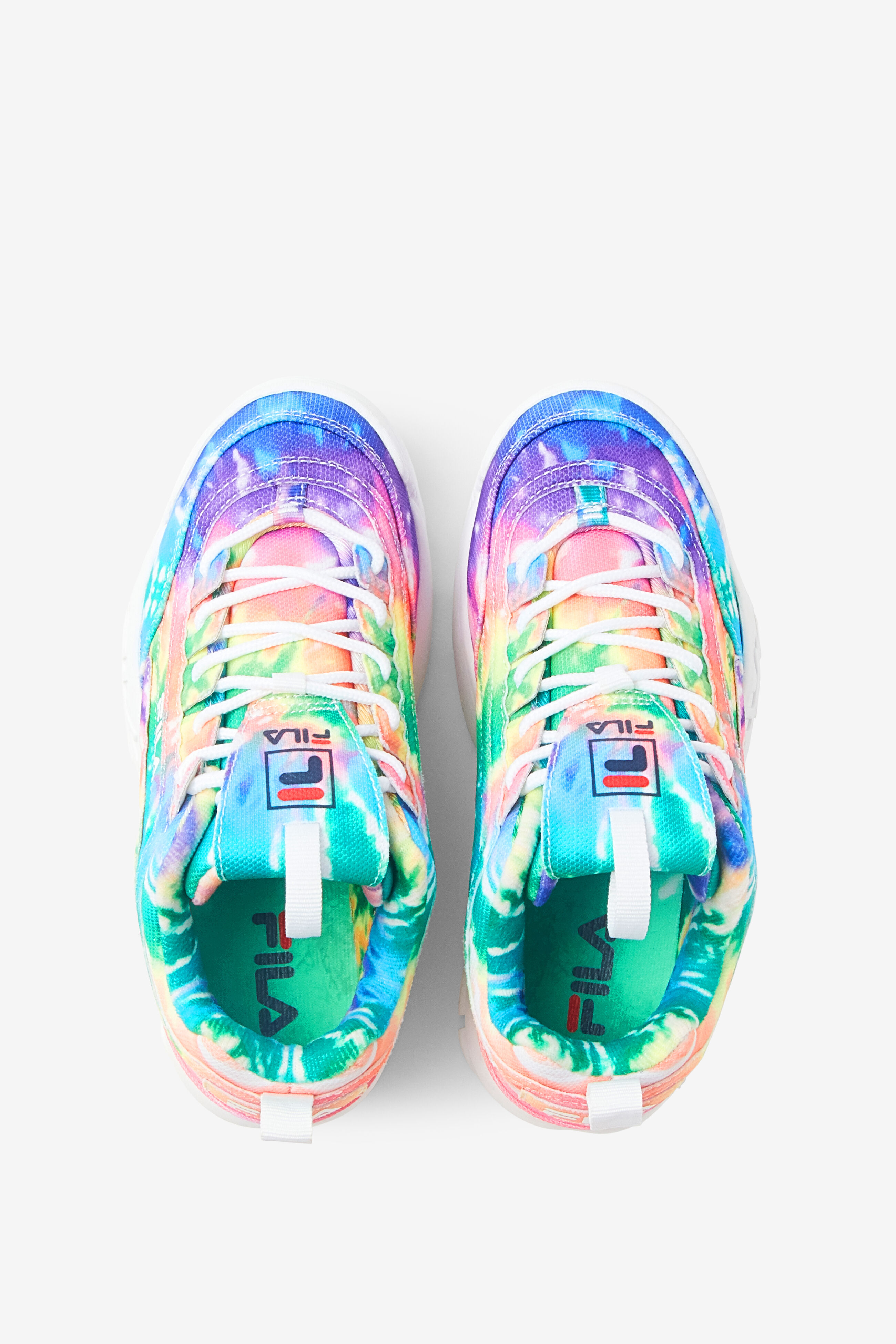 Tie dye online fila sandals