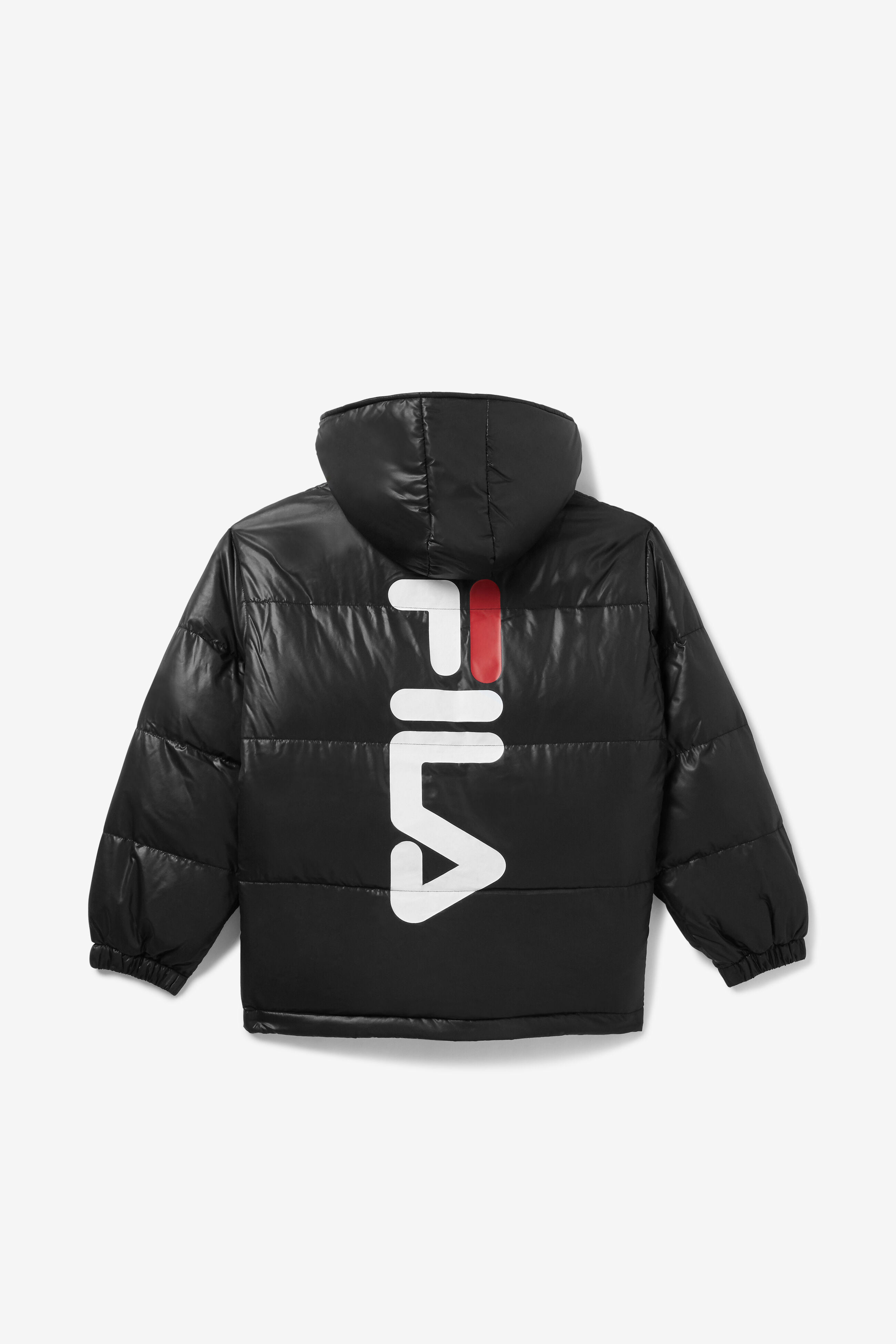 Fila black puffer jacket hotsell