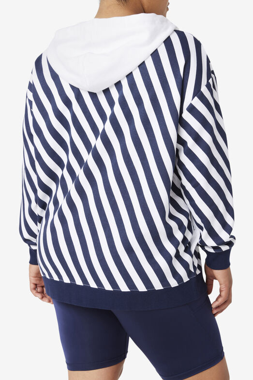 SHORE THING STRIPE SWEATSHIRT