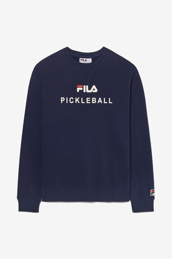 Fila Women's Sweatshirt W Pockets Embroidered Logo Periwinkle Blue