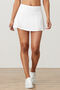 WHITE LINE CALL SKORT