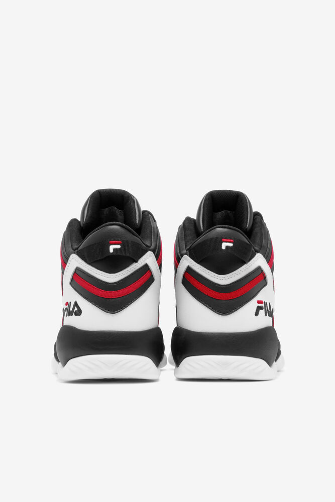 Black & Red Stackhouse Spaghetti Men's Basketball Shoes Fila