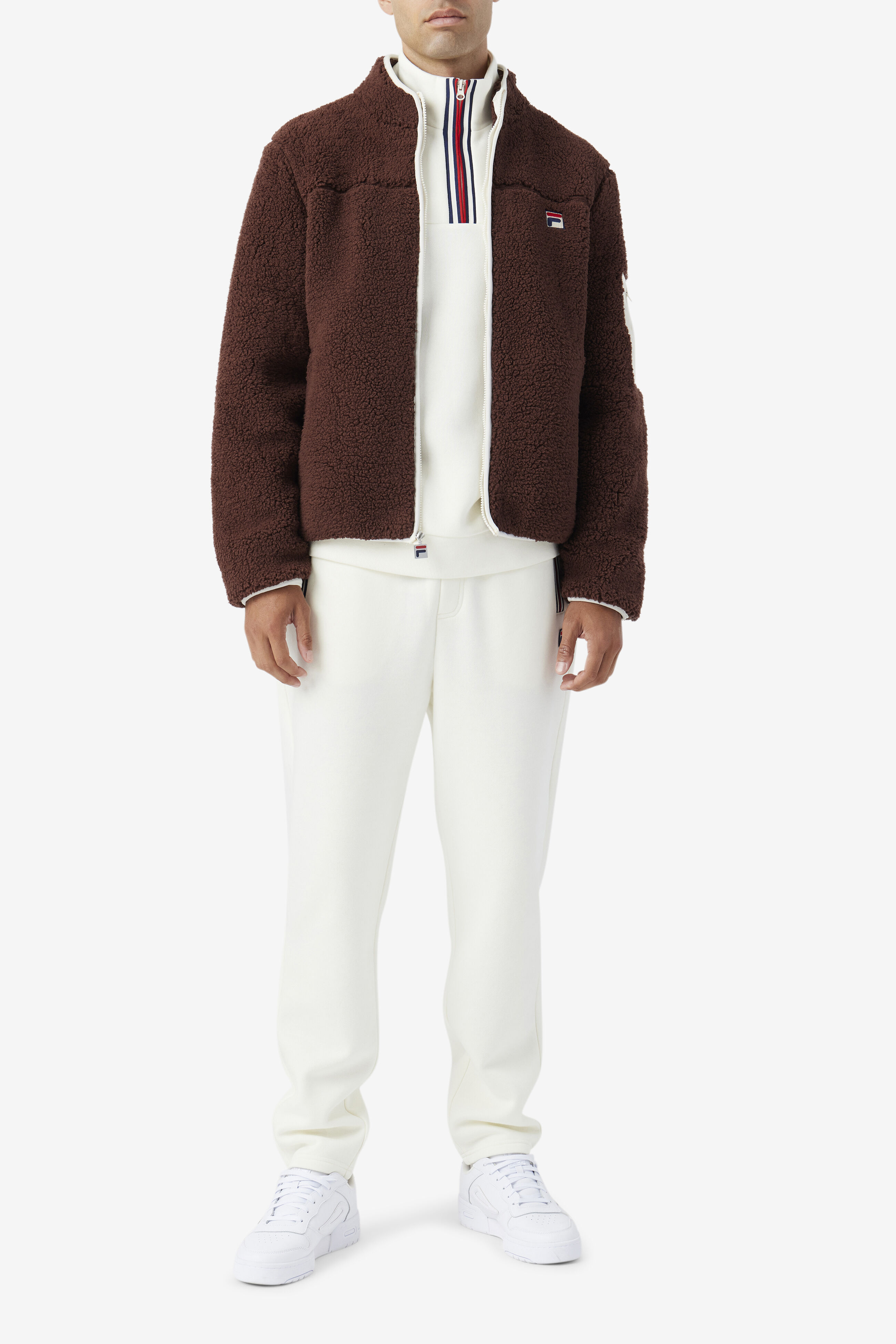 Fila hajar sherpa fleece jacket cheap