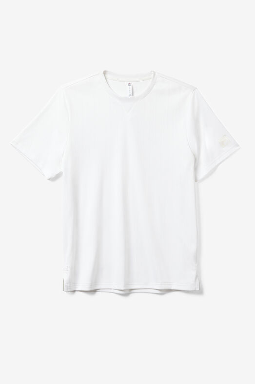 Keer terug Overstijgen vragenlijst White Line V-notch Crew Men's Tennis Shirt | Fila