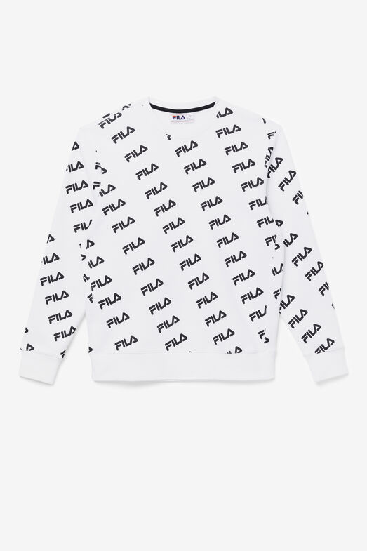 DIAGONAL CREW/WHT/BLK/Large