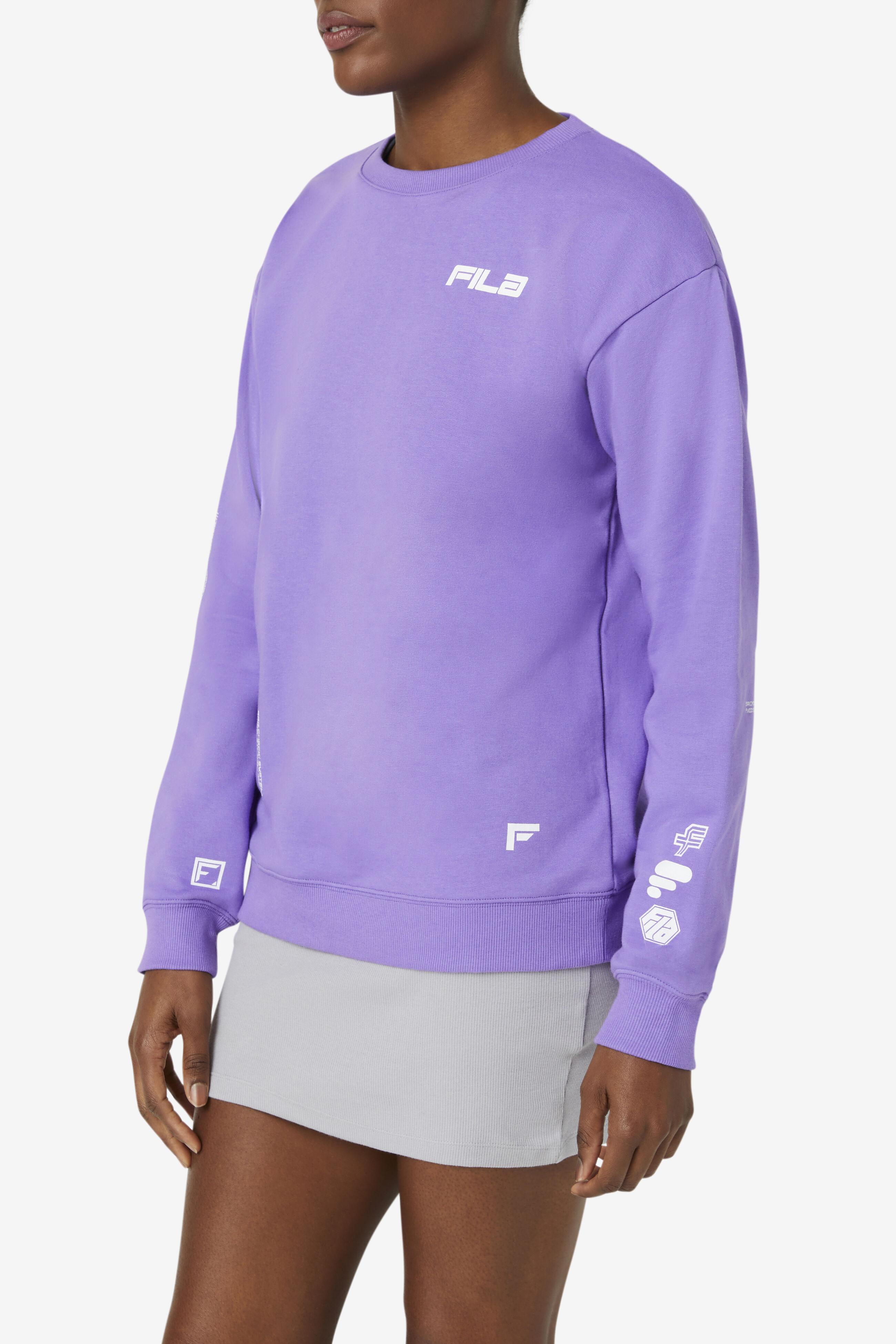 Purple fila sweatshirt online