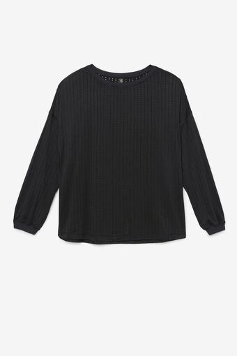 FI-LUX LONG SLEEVE TOP/BLACK/4XLarge