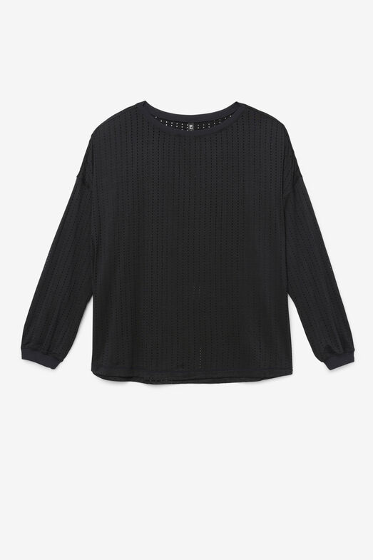FI-LUX LONG SLEEVE TOP/BLACK/4XLarge