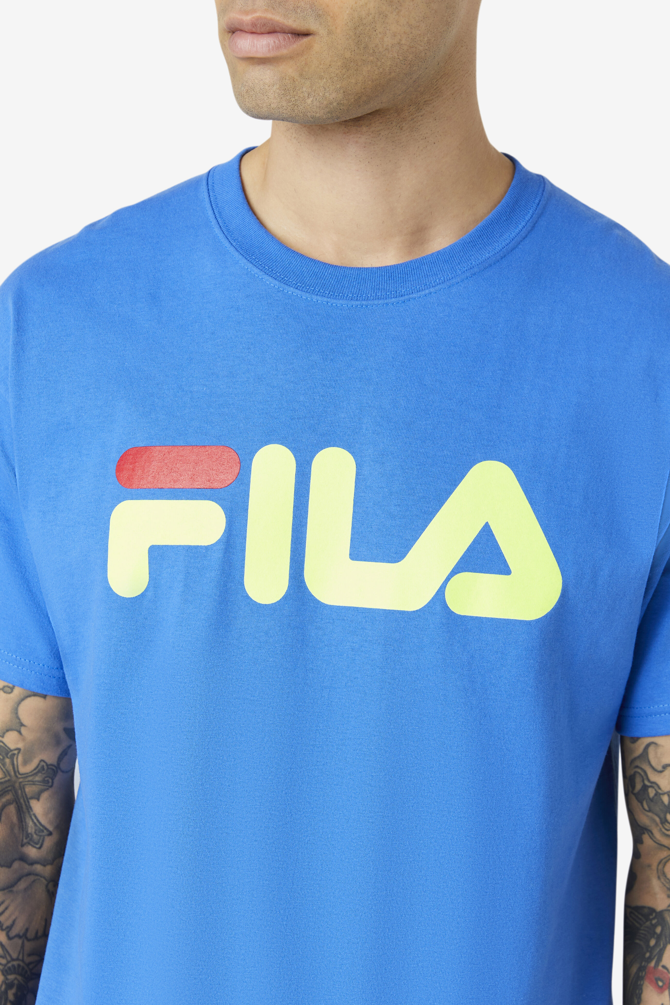fila big logo t shirt