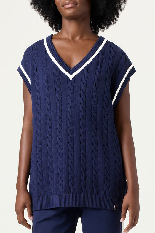 BASELINE CABLE KNIT VEST