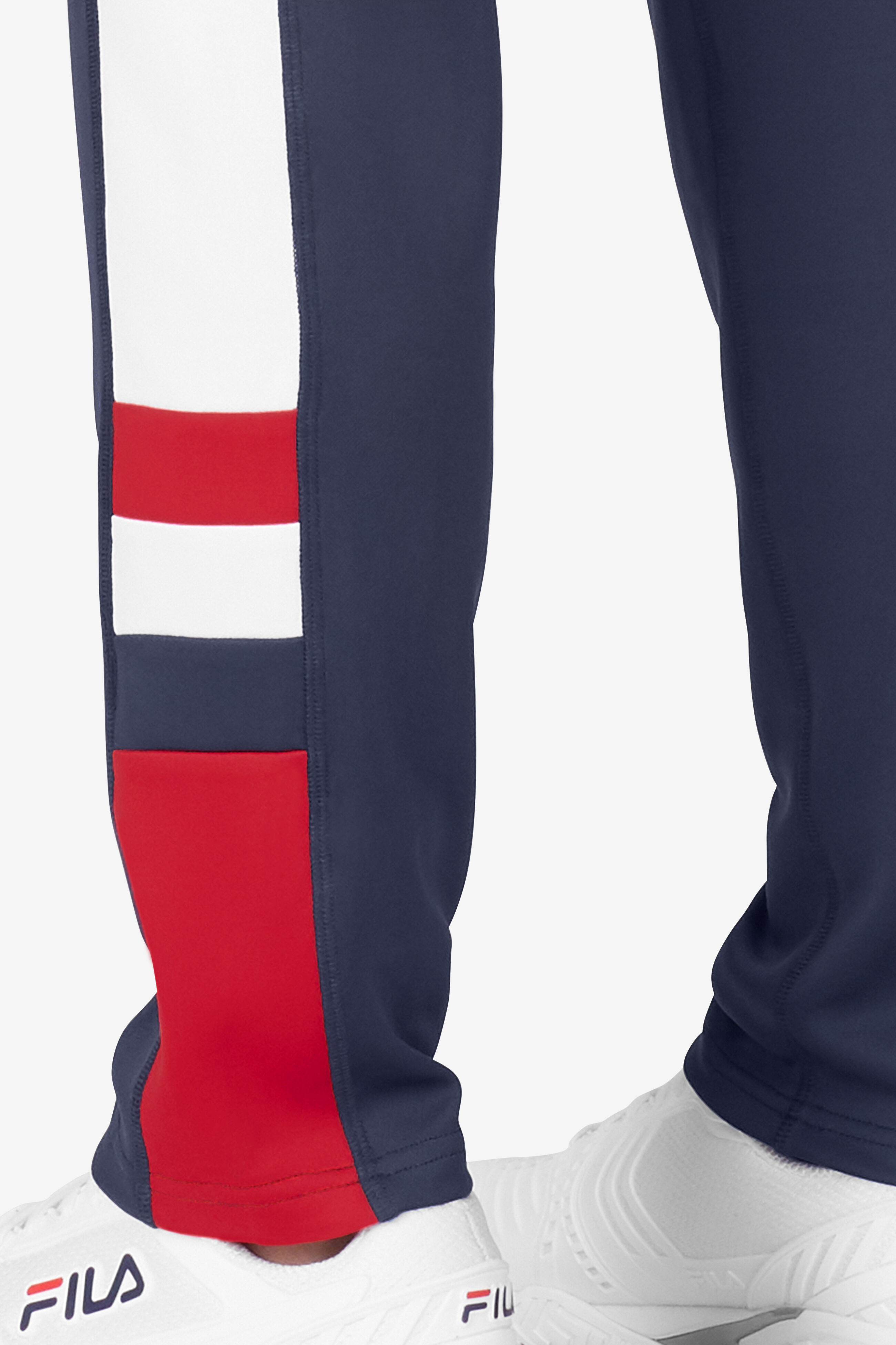 Red fila shop pants