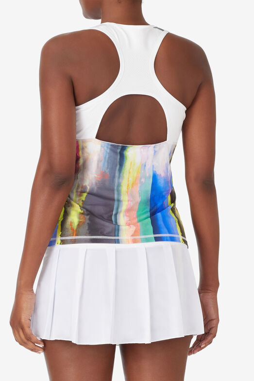 GALAXY PRINTED RACERBACK TANK