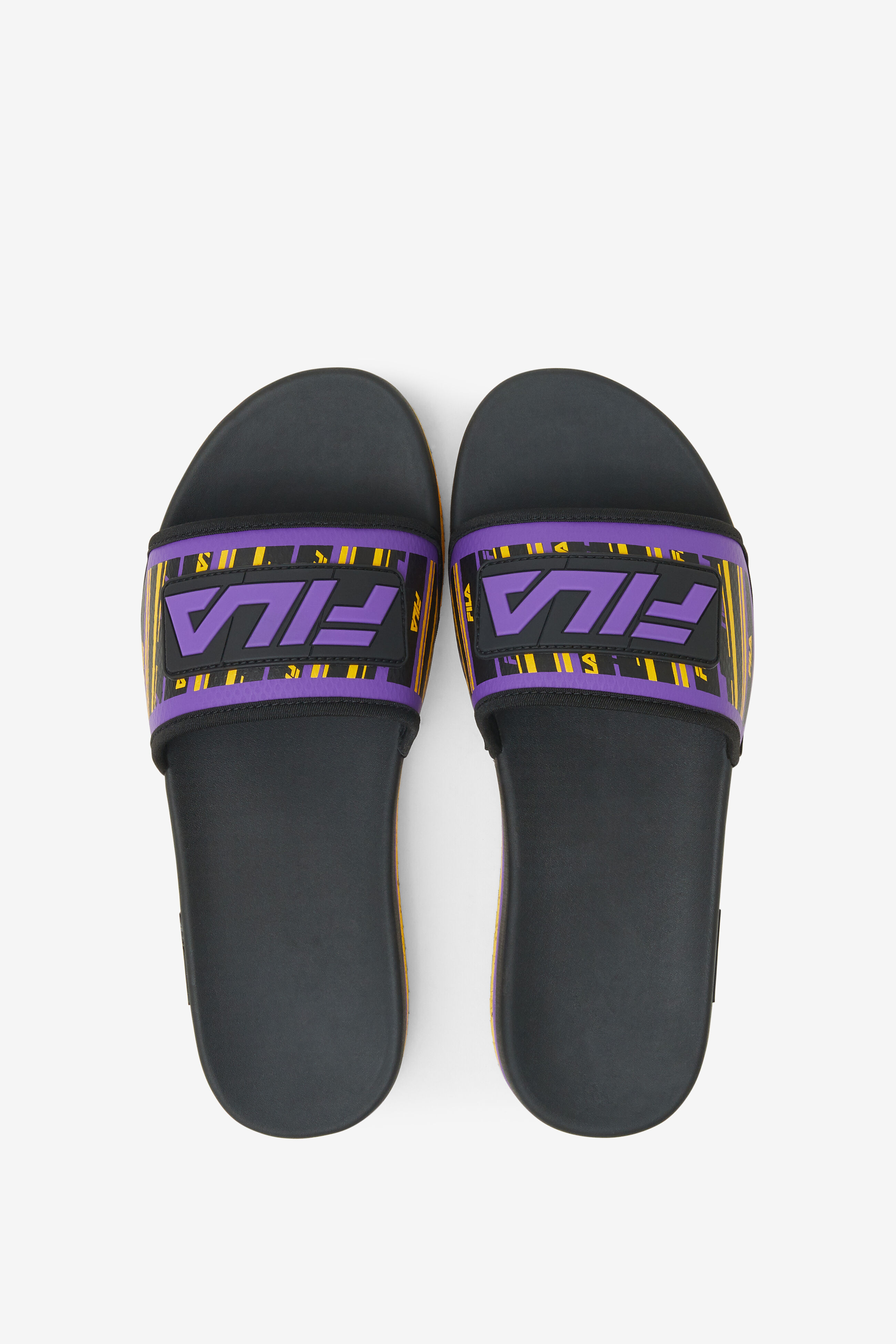 Purple hotsell fila slides