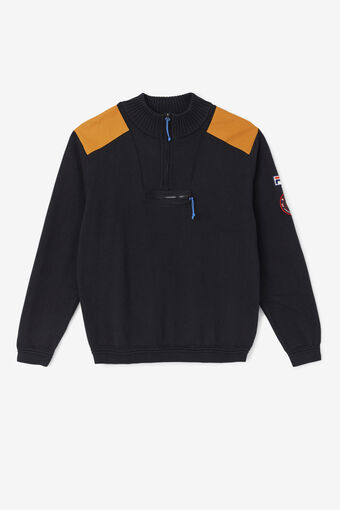 MERKLE WOOL KNIT 1/2 ZIP