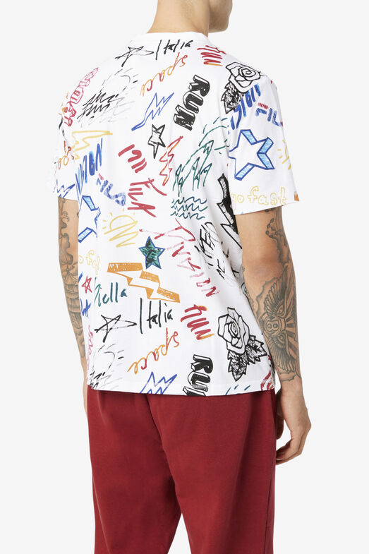 HIRANSH TEE/WHITE/Small
