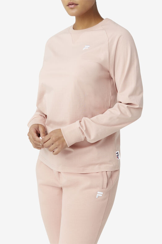 FLYNN LONG SLEEVE TEE/MISTYROSE/XXL