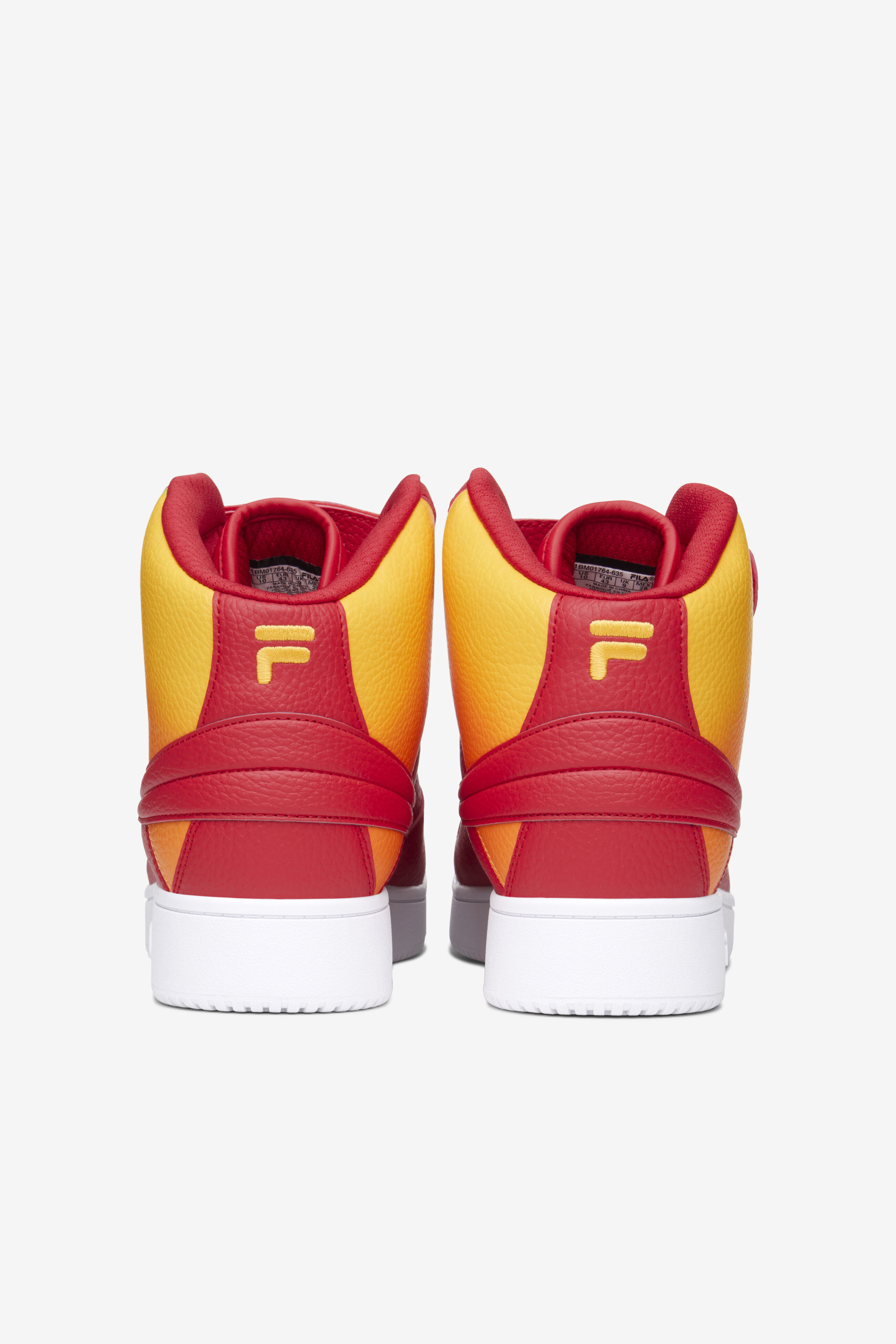 Fila shoes red and yellow outlet