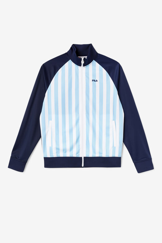 ARGENTINA TRACK JACKET/FNVY/WHT/BSEA/Small