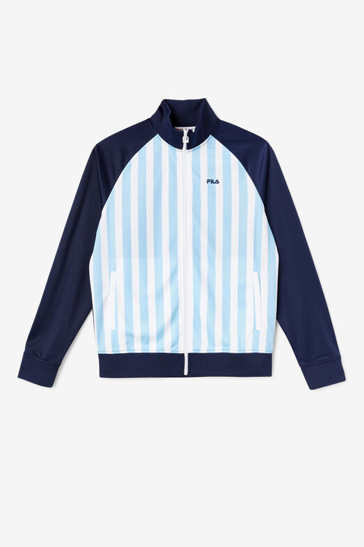 ARGENTINA TRACK JACKET/FNVY/WHT/BSEA/Triple Extra Large