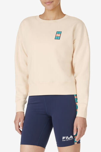 FILA X DVRX CROP CREW PULLOVER