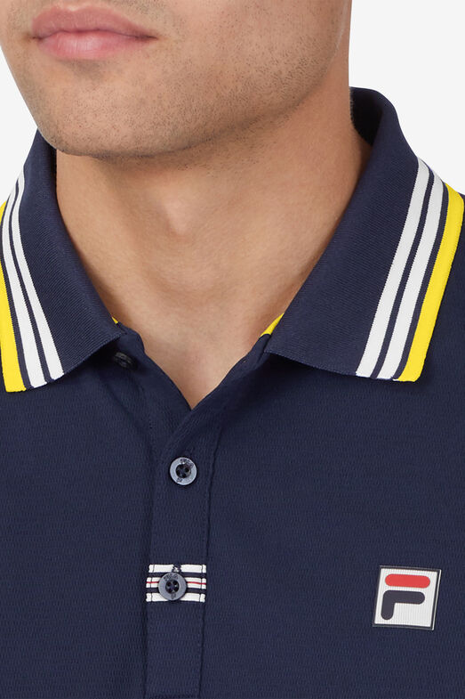 Heritage Short Sleeve Solid Polo Shirt | Fila