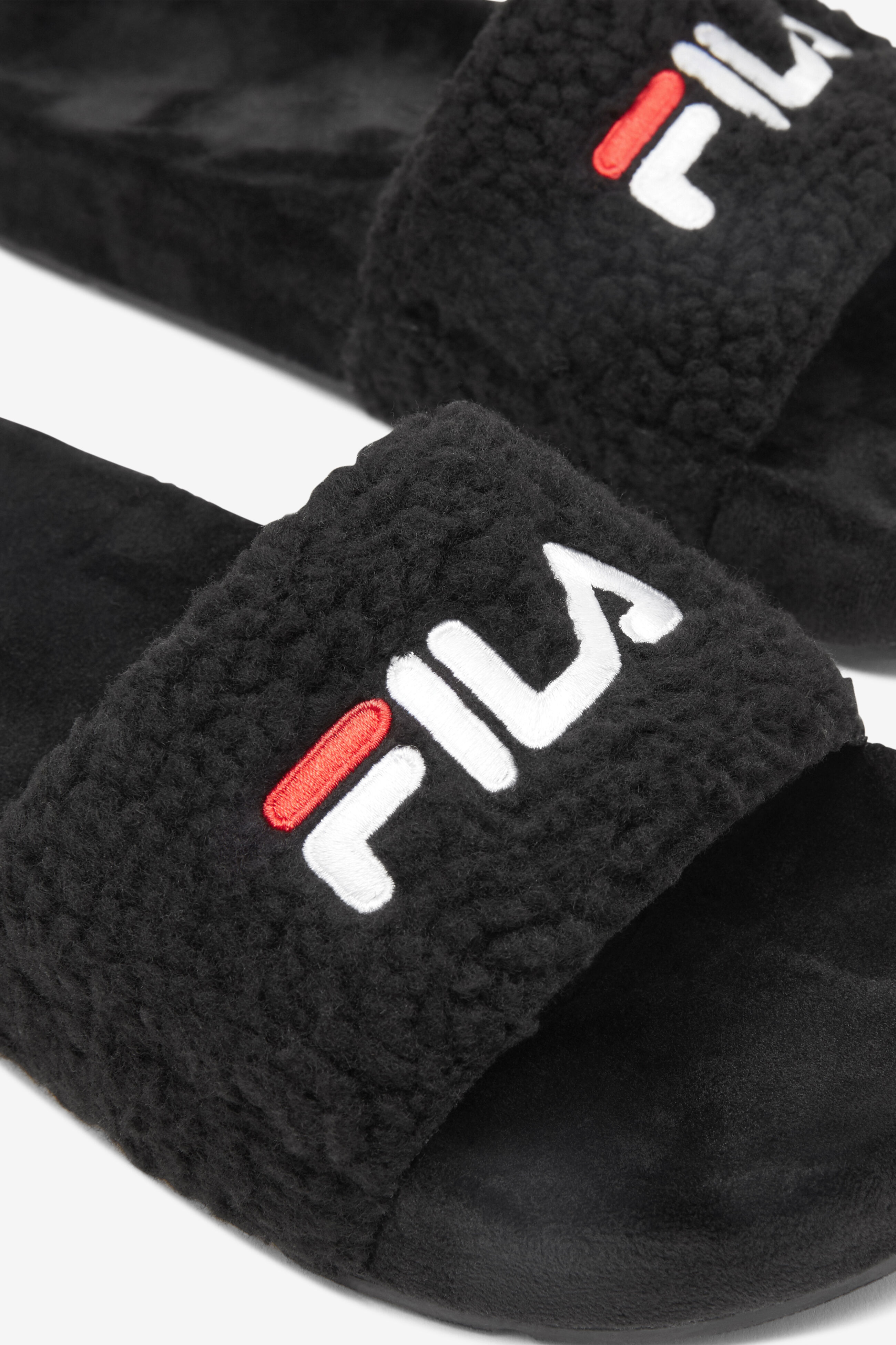 Fluffy hotsell fila slides