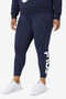 CHICK CLIQUE 3/4 TIGHT/PEACOAT/1XLarge