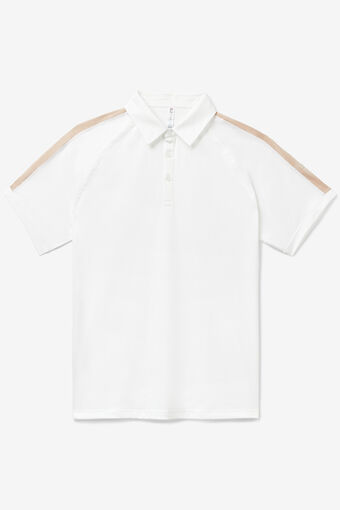 SHORT SLEEVE POLO/WHT/MNLT/Large