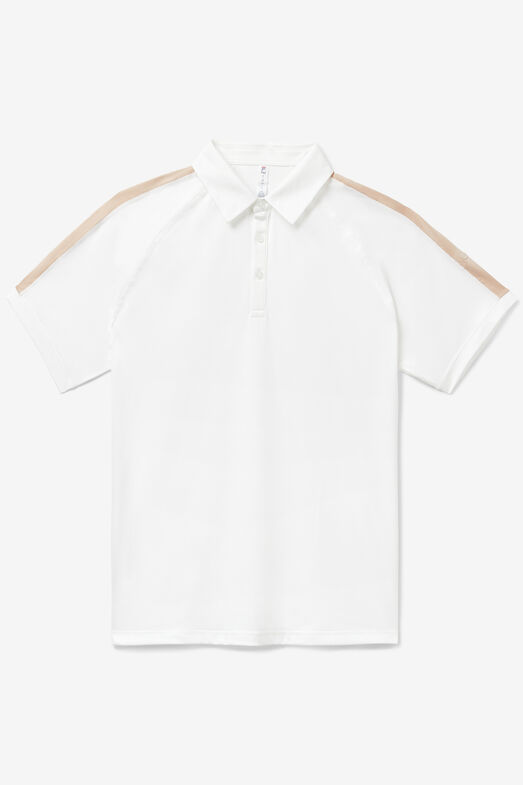 SHORT SLEEVE POLO/WHT/MNLT/Large