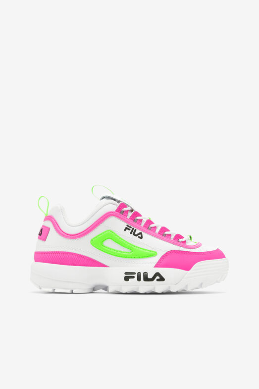 Fila Disruptor II Premium Fashion Sneaker Fiery Coral