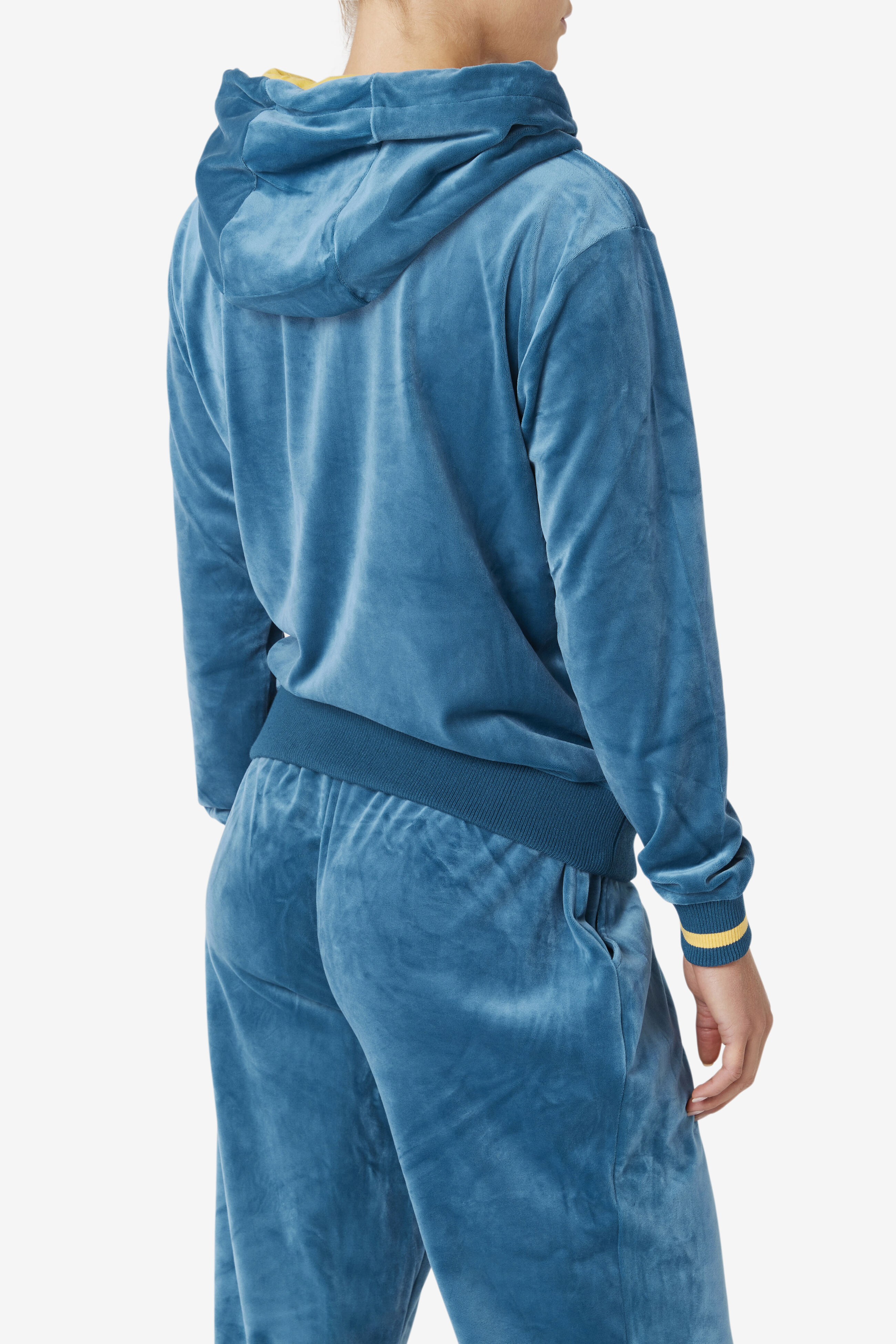 Fila velour sale full zip hoodie
