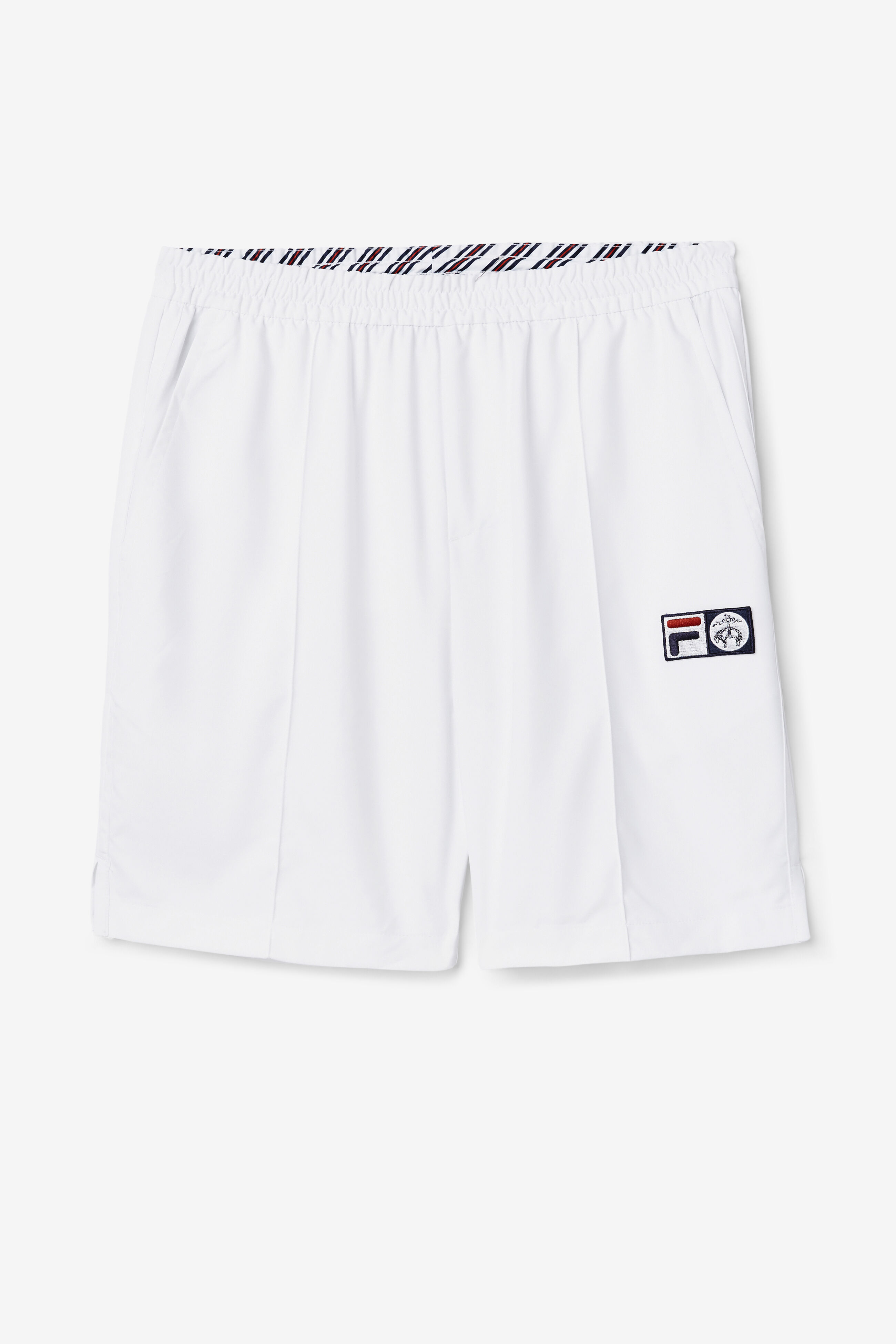 Mens white fila shorts sales