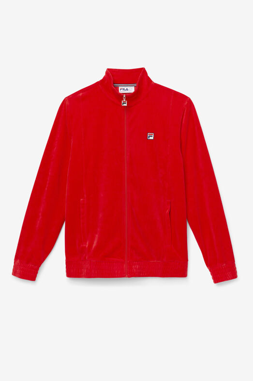 Men's Zip Up Velour Jacket